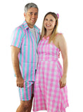 Barbie Movie Pink Checkered Dress