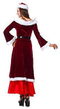 Mrs. Santa Claus Womens Ladies Caroling Costume Dress