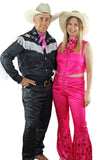 Barbie Movie Pink Western Cowgirl Pants & Vest