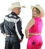 Barbie Movie Pink Western Cowgirl Pants & Vest