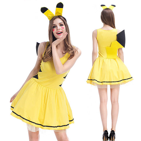 Pokemon Go Pikachu Adult Costume Dress