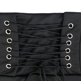 Gothic Steampunk Renaissance Victorian Vintage Black Corset Skirt Costume S-2XL
